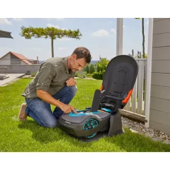 Gardena Mähroboter-Garage Sileno City und Sileno Life