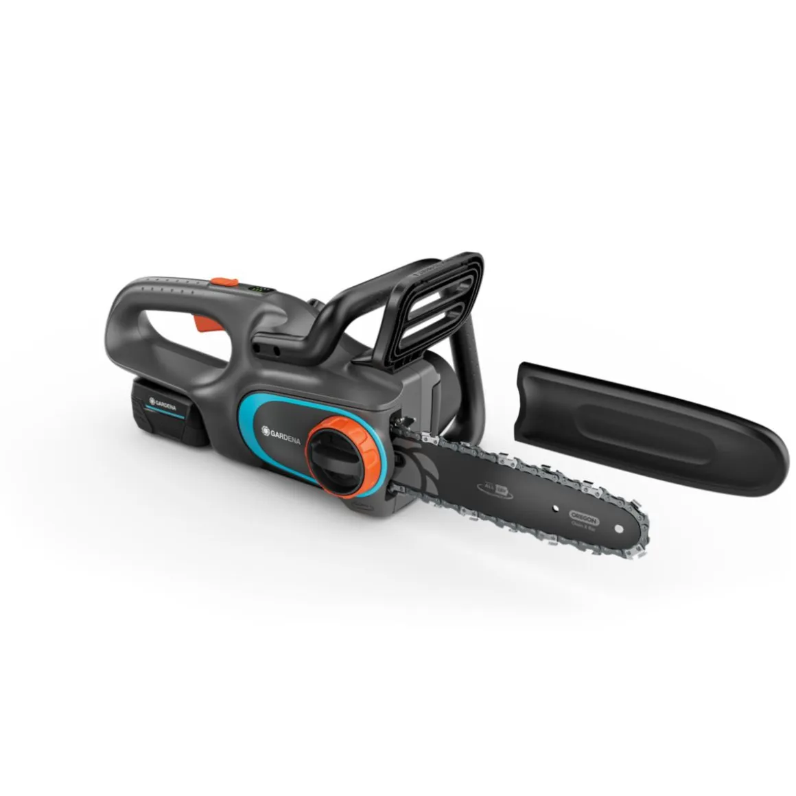 Gardena Akku-Kettensäge PowerSaw 250/18V Ready-To-Use mit 18V POWER FOR ALL-Akku