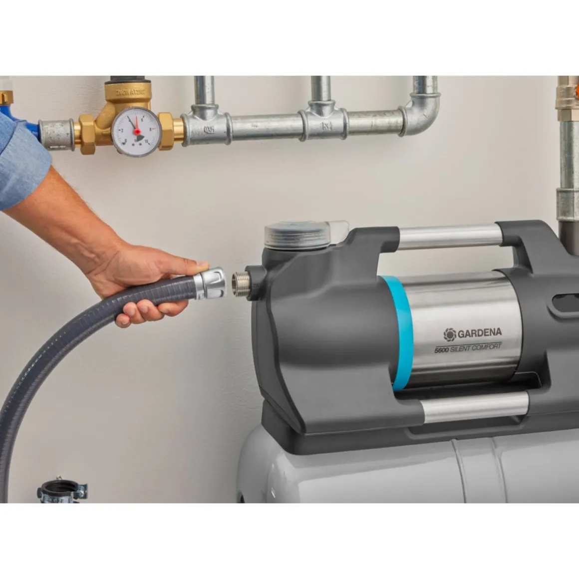 Gardena Sauggarnitur mit 7 m Saugschlauch