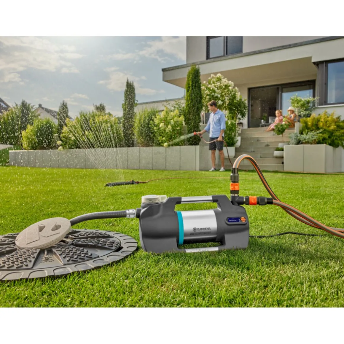 Gardena Sauggarnitur mit 7 m Saugschlauch