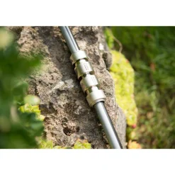 GEKA Schlauchstück vernickelt