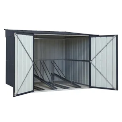 Globel Fahrradgarage Family Bike für 4 Fahrräder anthrazit