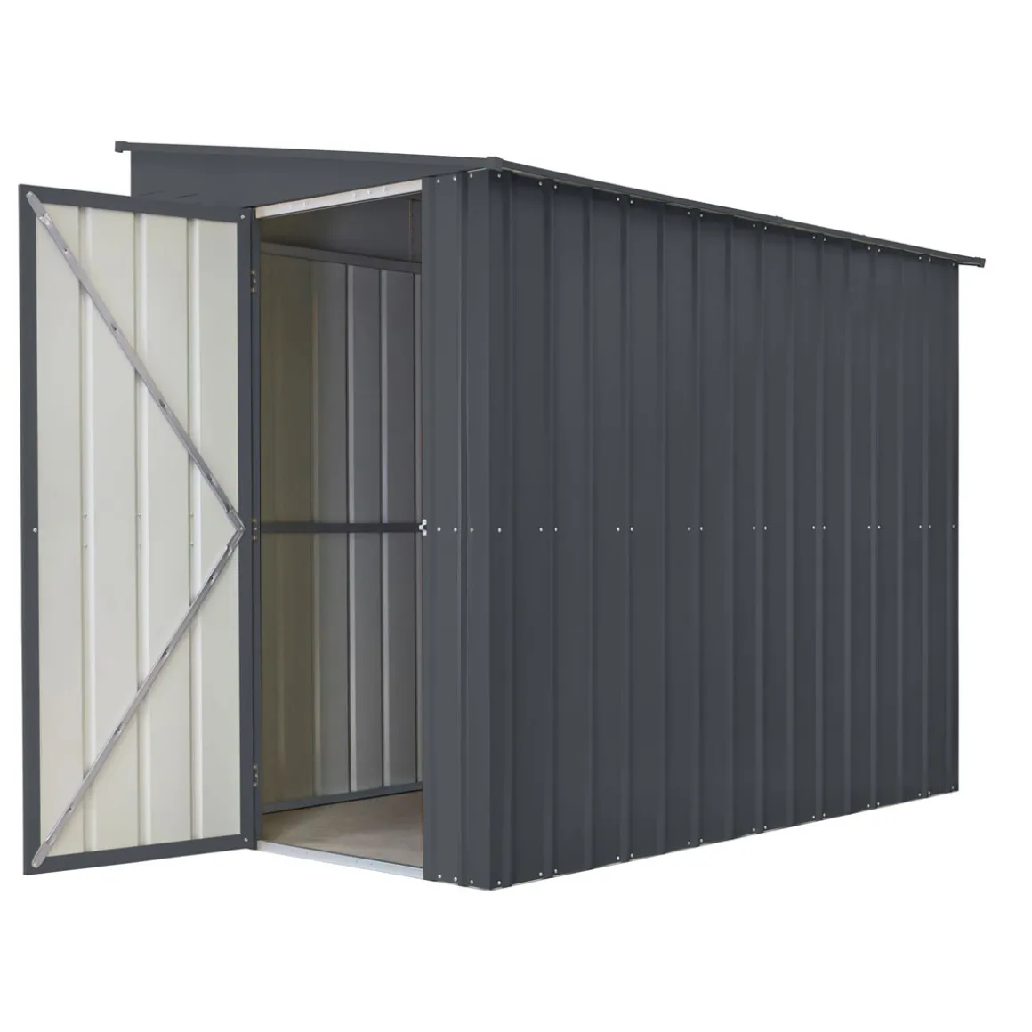 Globel Gerätehaus Lean To 3,4m² anthrazit