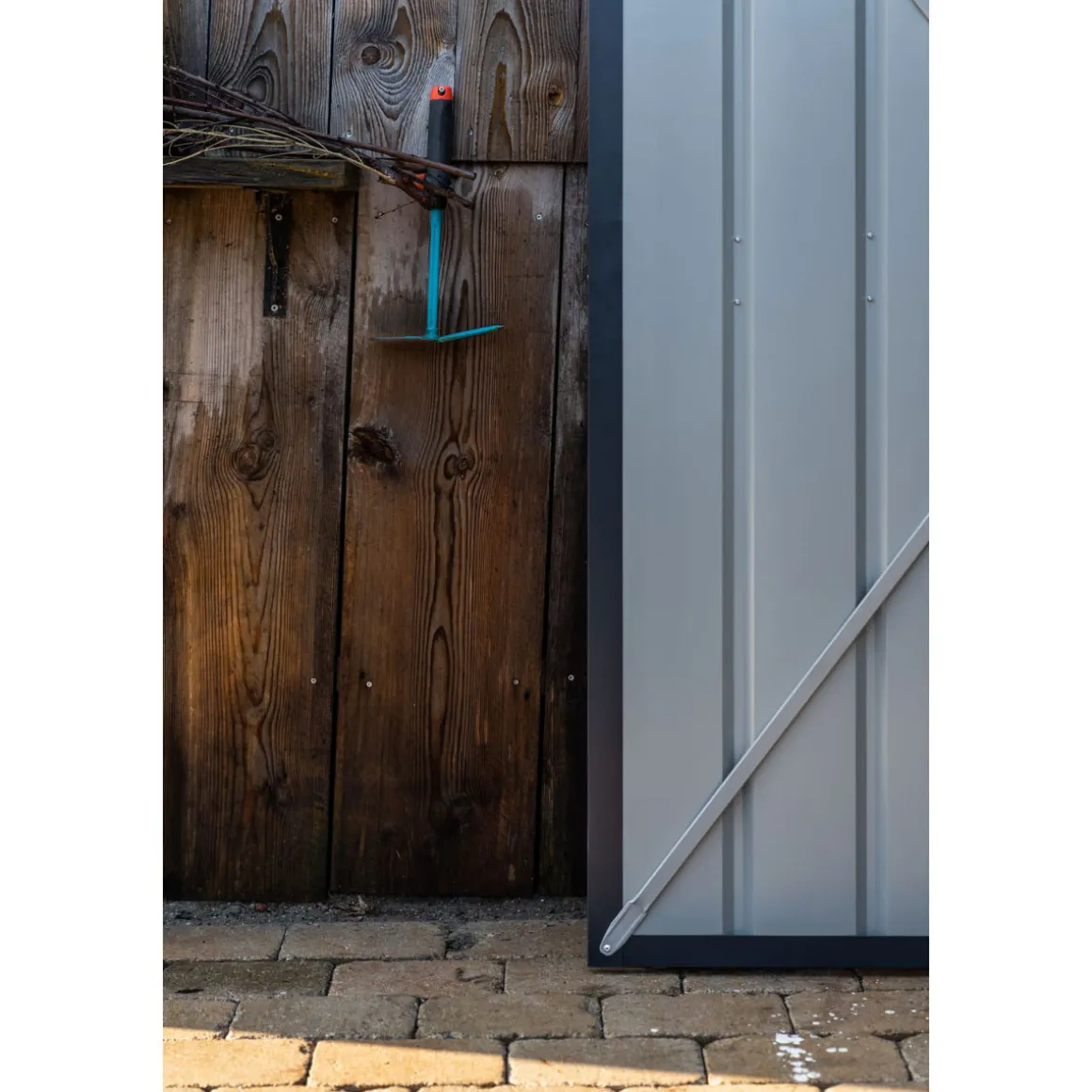 Globel Gerätehaus Lean To 3,4m² anthrazit