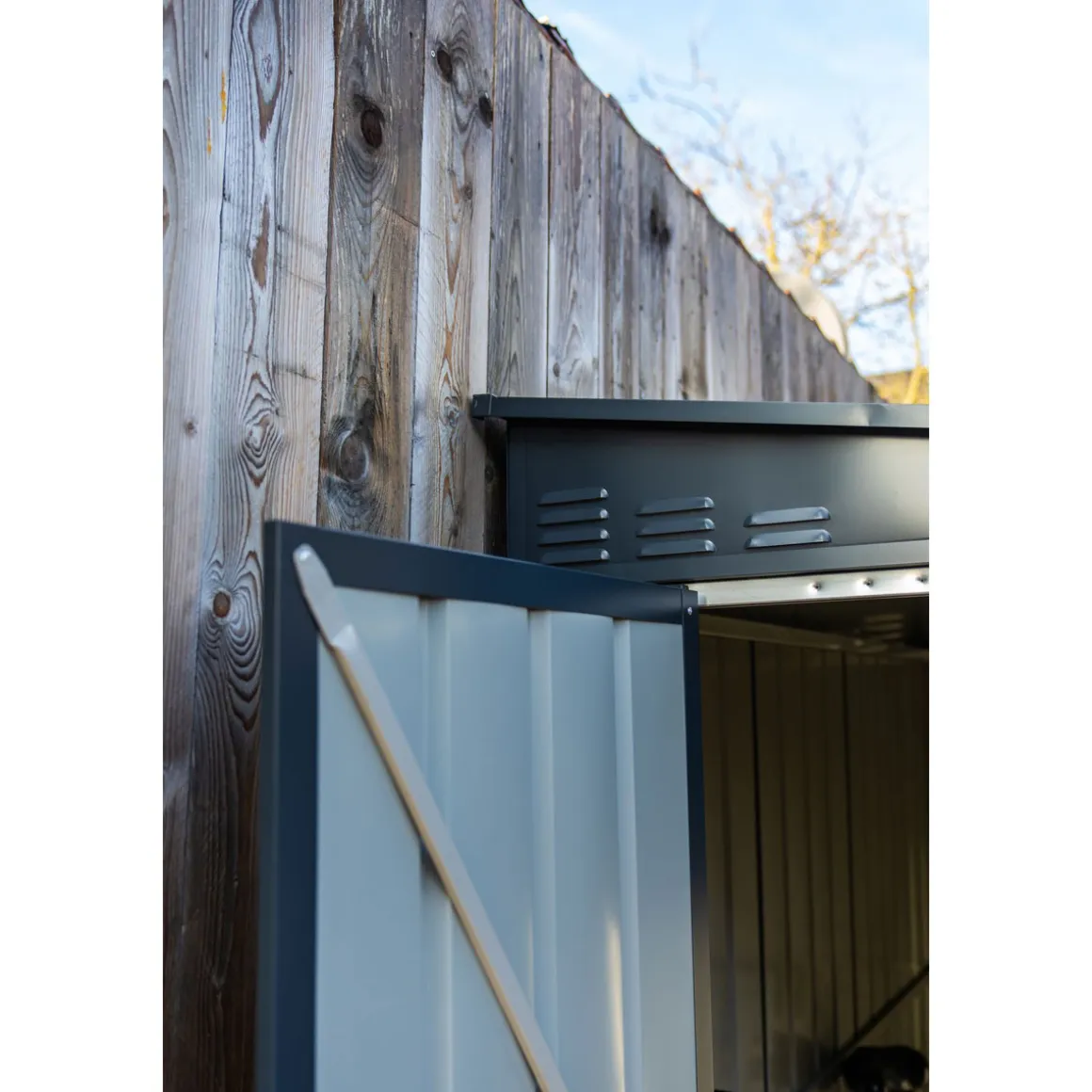 Globel Gerätehaus Lean To 3,4m² anthrazit