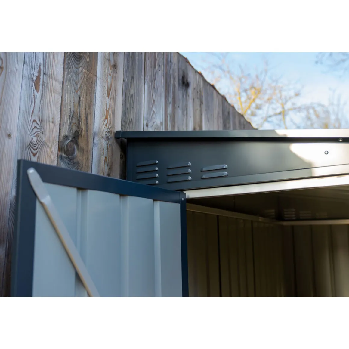 Globel Gerätehaus Lean To 3,4m² anthrazit