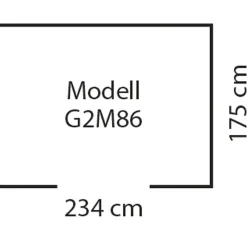 Globel Gerätehaus Tower 4,1m² anthrazit