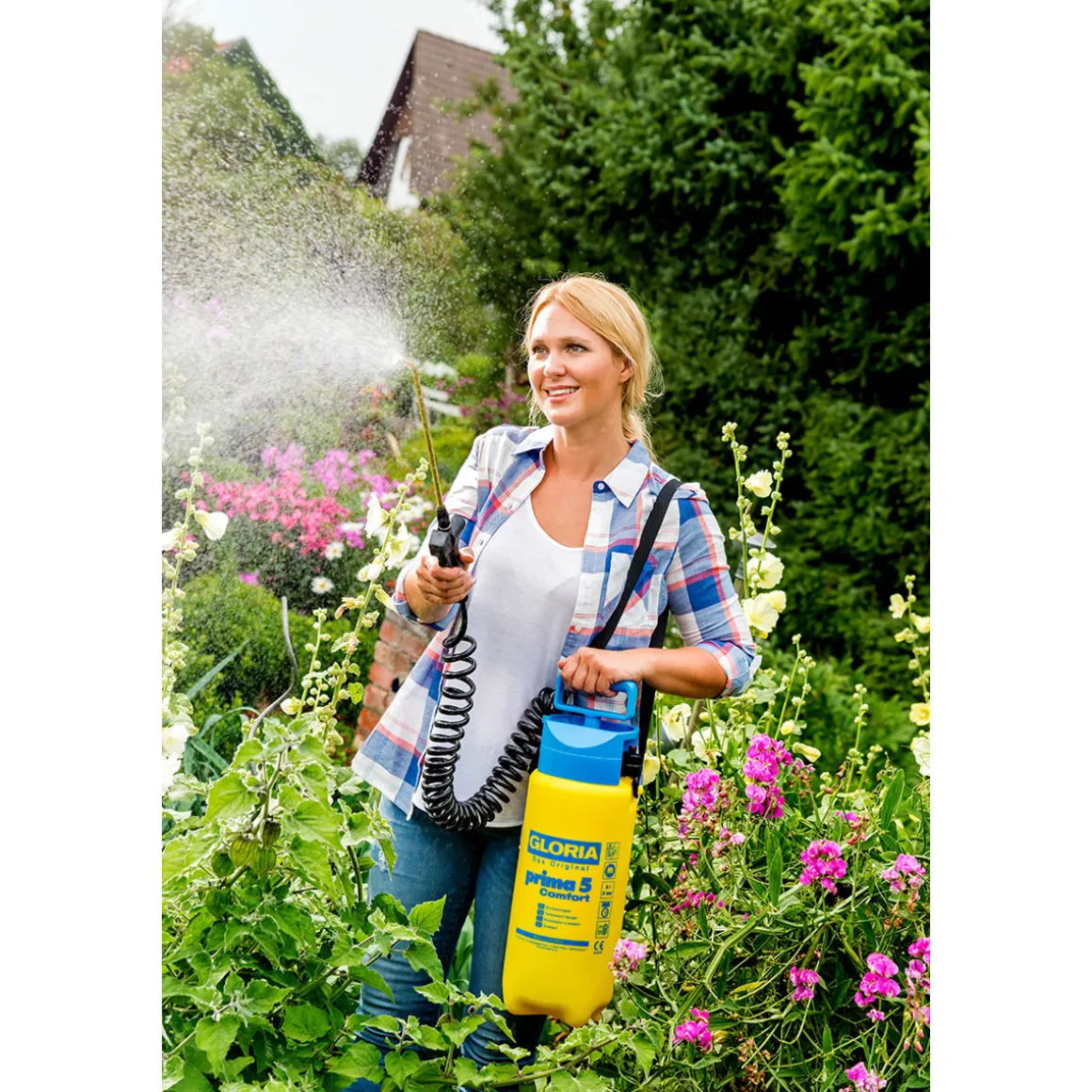 Gloria Drucksprühgerät Prima 5 Comfort 5 L inkl 2,5m Spiralschlauch