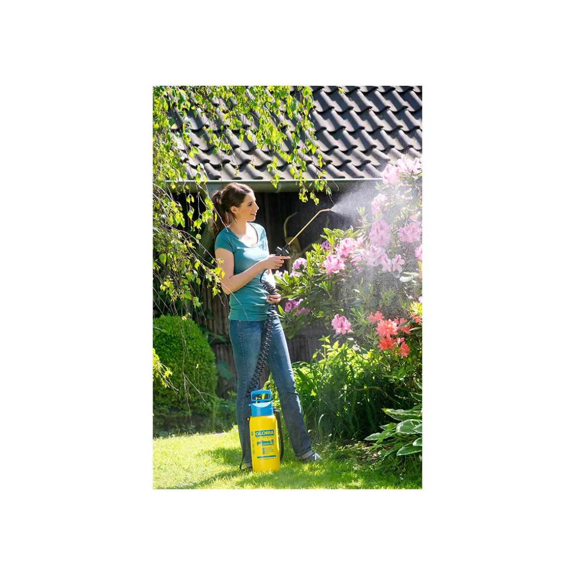 Gloria Drucksprühgerät Prima 5 Comfort 5 L inkl 2,5m Spiralschlauch