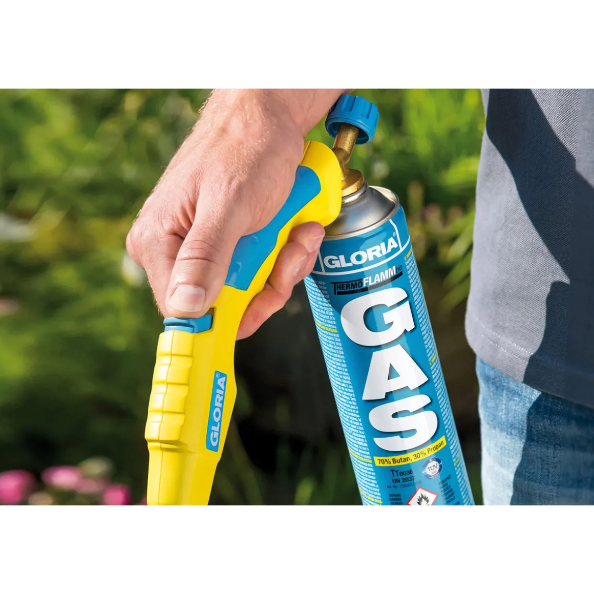 Gloria Unkrautbrenner Thermoflamm bio Comfort PLUS inkl Gaskartusche