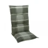 GO-DE Gartenstuhlauflage Dessin 24515 hoch anthrazit kariert 120 cm