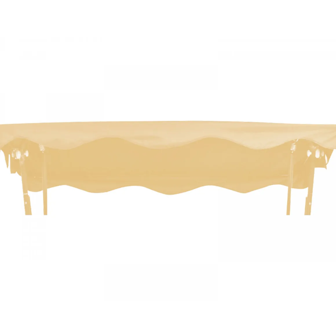 GO-DE Universal-Ersatzdach Beige für Hollywoodschaukel