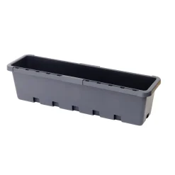 GreenLife Blumen- und Kräuterbox anthrazit, 10 Stück