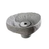 GreenLife Springbrunnen-Set für den Dekor-Regenspeicher „Hinkelstein“, granitgrau