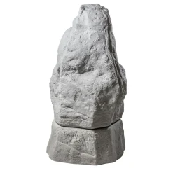 GreenLife Unterstand für den Dekor-Regenspeicher „Hinkelstein“, granitrot