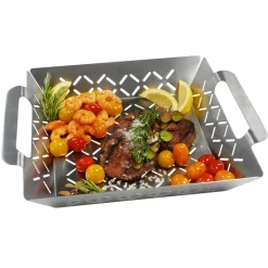 Grillkorb groß 35 x 29,5 x 6,5 cm