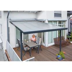 gutta Terrassenüberdachung Standard anthrazit 306 x 406 cm