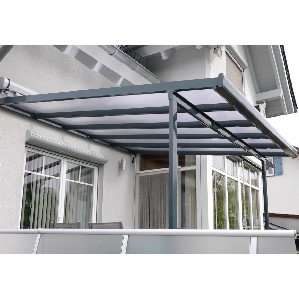 gutta Terrassenüberdachung Standard anthrazit 306 x 406 cm