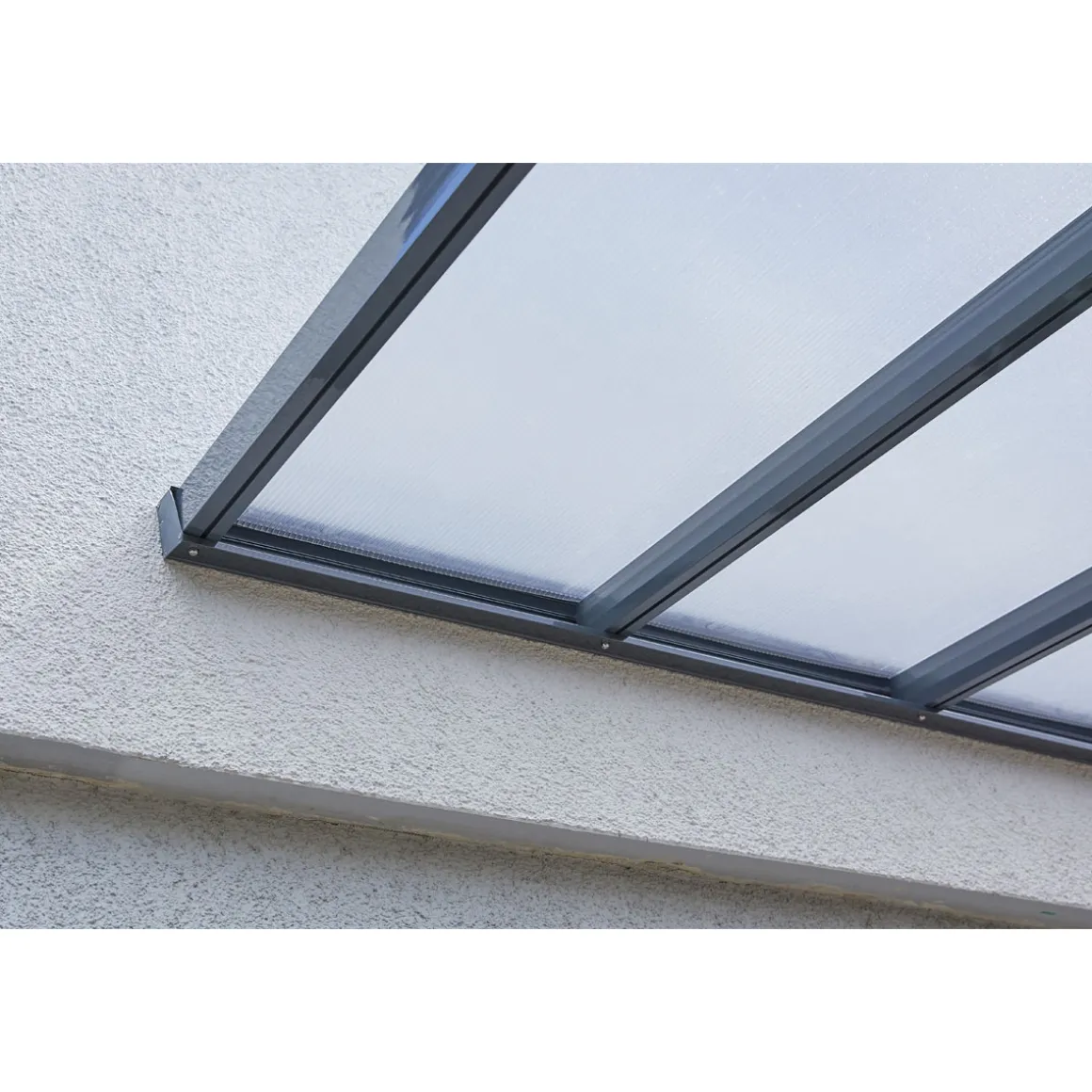 gutta Terrassenüberdachung Standard anthrazit 306 x 406 cm