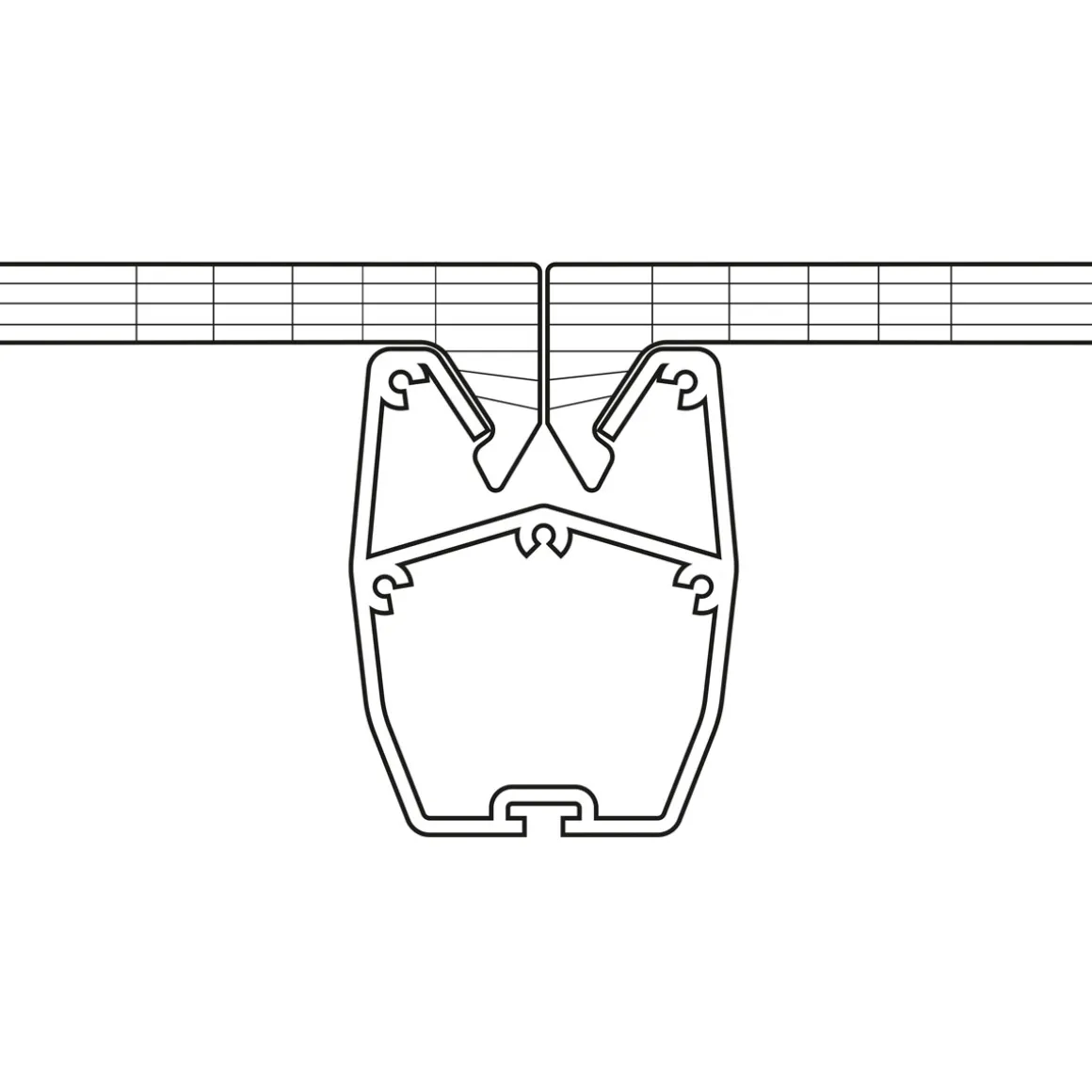 gutta Terrassenüberdachung Standard anthrazit 306 x 406 cm