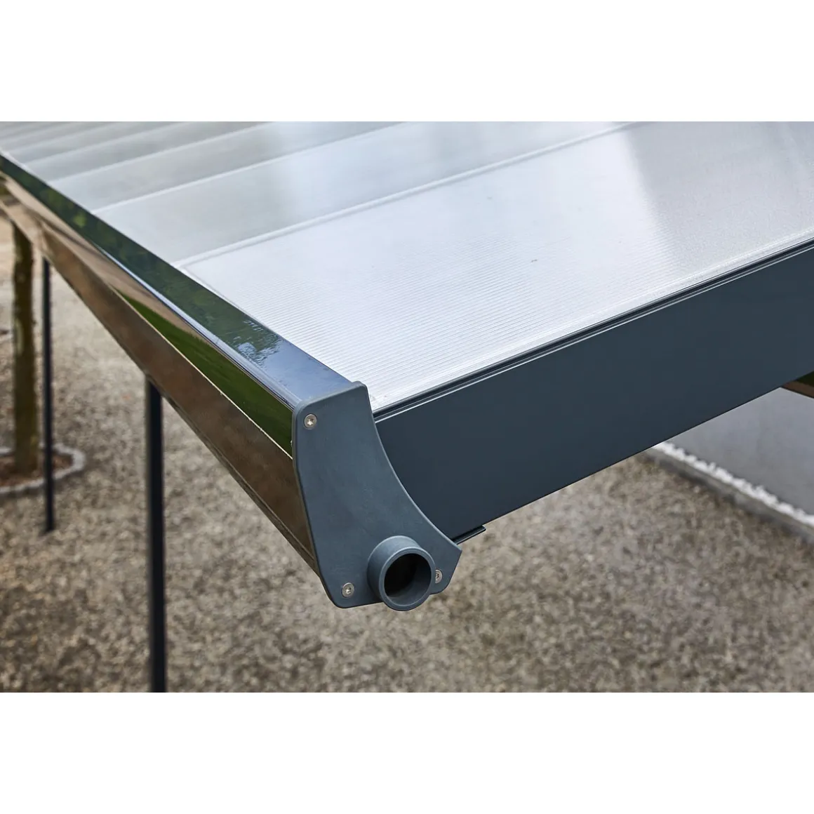 gutta Terrassenüberdachung Standard anthrazit 306 x 406 cm