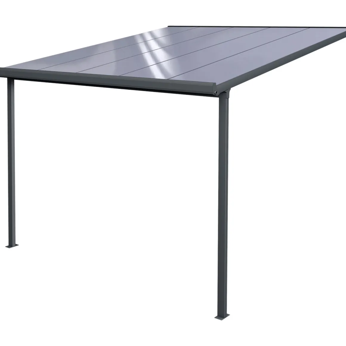 gutta Terrassenüberdachung Standard anthrazit 3,06 x 3,06 m