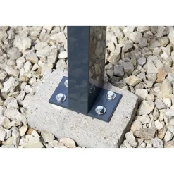 gutta Terrassenüberdachung Standard anthrazit 3,06 x 3,06 m