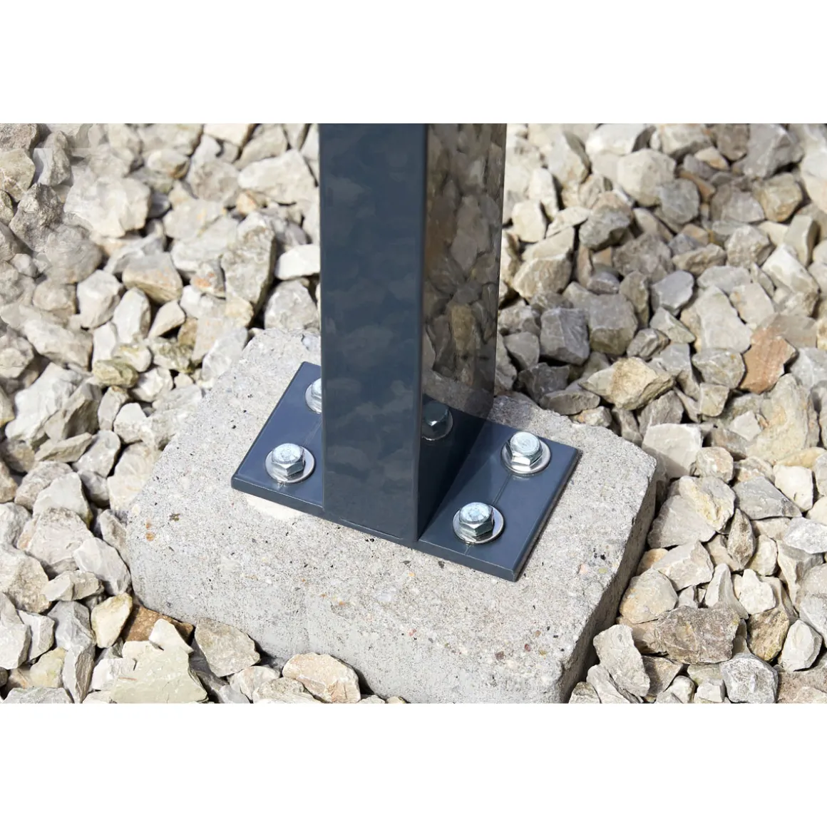 gutta Terrassenüberdachung Standard anthrazit 3,06 x 3,06 m