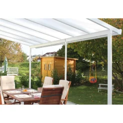 gutta Terrassenüberdachung Standard weiß 426 x 406 cm