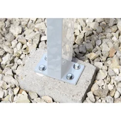 gutta Terrassenüberdachung Standard weiß 426 x 406 cm