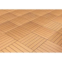 Hartmann WPC-Klickfliese braun 60 x 60 cm