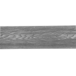 Hartmann WPC-Terrassendiele grau geriffelt 200 x 14,5 x 2,3 cm