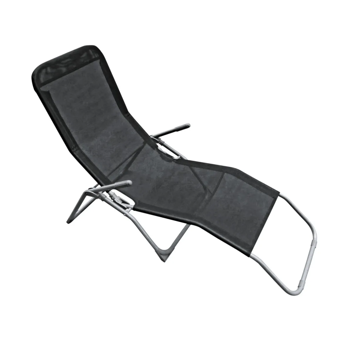 Haveson Freizeitliege 140 x 60 x 95 cm Anthrazit