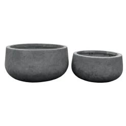 Haveson Pflanzengefäßserie Wiped Grey