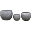 Haveson Pflanzentopfserie Glasierter Stein