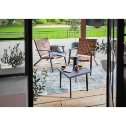 Haveson Balkon-Set Esberg Lederoptik