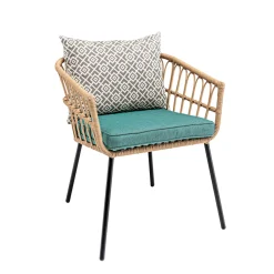 Haveson Balkon-Set Lissabon bestehend aus zwei Sesseln und einem Tisch