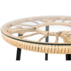 Haveson Balkon-Set Lissabon bestehend aus zwei Sesseln und einem Tisch