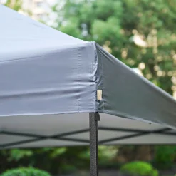 Haveson Faltpavillon LxBxH ca 298 x 295 x 272 cm grau