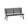 Haveson Gartenbank Halmstad anthrazit 150 x 89 x 63 cm