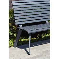 Haveson Gartenbank Halmstad anthrazit 150 x 89 x 63 cm