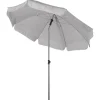 Haveson Gartenschirm Padua silbergrau