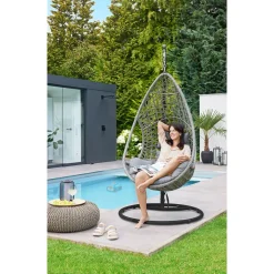 Haveson Hängesessel Aurela Stahlgestell