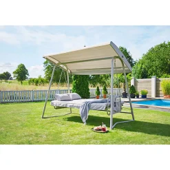 Haveson Hollywoodschaukel Milos mit Bett-Funktion