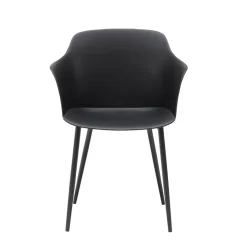 Haveson Kunststoff-Sessel Madeira schwarz