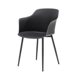 Haveson Kunststoff-Sessel Madeira schwarz