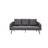 Haveson Outdoorsofa Novara wetterfester LIKA-TEX Bezugsstoff anthrazit Aluminiumgestell