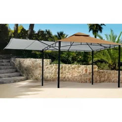 Haveson Pavillon cappuccinofarben 330 x 330 cm