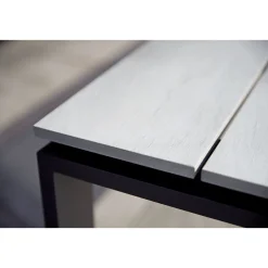 Haveson Sitzbank Madeira grau 180 x 43 x 36 cm