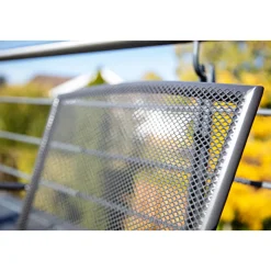 Haveson Stapelsessel Lyon Streckmetall anthrazit